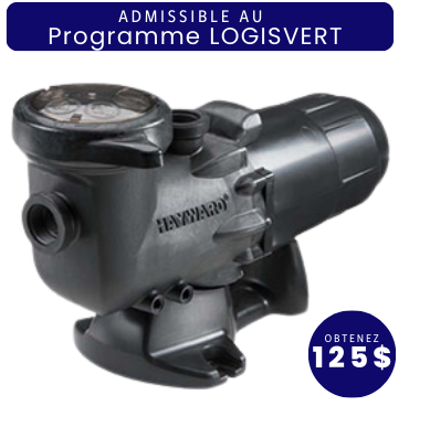 Pompe de piscine 2 vitesses programmables TurboFlo II